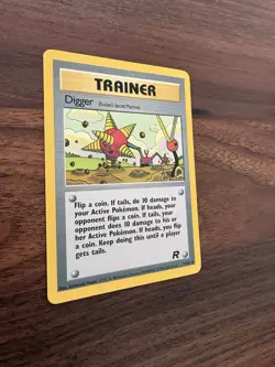 DIGGER - 75/82 - Team Rocket - Pokemon Card - LP - Image 3
