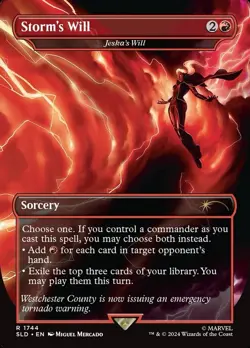 🧙Storm’s Will / Jeska’s Will R 1744 SLD FOIL Secret Lair MTG - Image 1