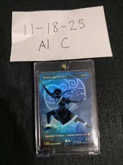 Katara, the Fearless (Borderless) (Neon Ink Foil) Avatar:The Last Airbender Foil - Image 3