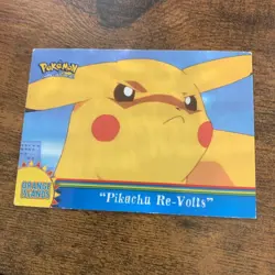 Pokemon TCG TOPPS blue Label Orange Islands OR3 Pikachu Re-volts LP - Image 1