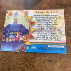 Pokemon TCG TOPPS blue Label Orange Islands OR3 Pikachu Re-volts LP - Image 2