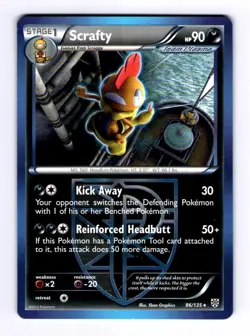 Scrafty (Team Plasma) Plasma Storm #86 (2013) Rare NM Pokemon - Image 1
