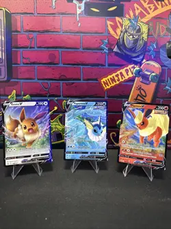 Pokemon TCG Eevee Vaporeon Flareon V Promo Lot Of 3 SWSH065 150 149 NM - Image 1