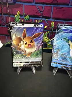 Pokemon TCG Eevee Vaporeon Flareon V Promo Lot Of 3 SWSH065 150 149 NM - Image 2