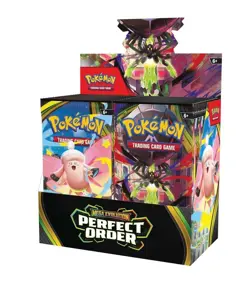 Pokemon Mega Evolution Perfect Order Booster Box Sealed ships 3-27 Preorder - Image 1