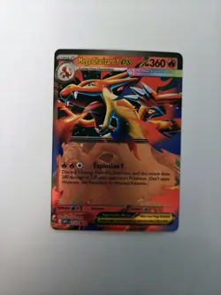 Pokemon Mega Charizard Y EX Mega Evolution Black Star Promo 030 TCG NM - Image 1