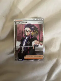 Boss’s Orders 256/217 Ultra Rare Full Art Pokemon TCG Ascended Heroes NM - Image 1