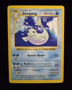 Pokemon TCG - DEWGONG - 25/102 - SHADOWLESS - BASE SET (1999) - WOTC - MP - Image 1