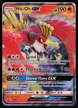 Pokemon TCG HO-OH GX Sun & Moon Sm57 Promo MP - Image 1