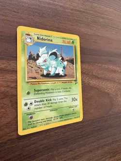 Nidorina 053/130 Pokemon Base Set 2 Regular LP - Image 3