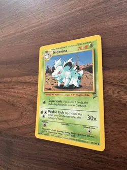 Nidorina 053/130 Pokemon Base Set 2 Regular LP - Image 4