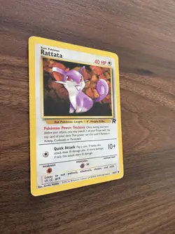 Pokemon WOTC Rattata 66/82 Team Rocket UNLIMITED Common LP - Image 3