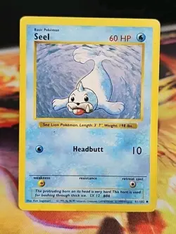 Pokemon TCG - Seel Shadowless 41/102 - Base Set - Image 1