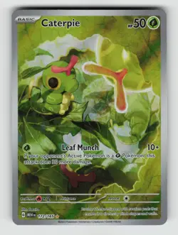 Pokemon - Caterpie - 172/165 SV: Scarlet & Violet 151 - Illustration Rare - NM - Image 1