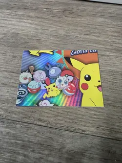 2000 Topps Pokemon TV Series 3 #P03 Puzzle (P03 of 6) RAINBOW FOIL - Image 1