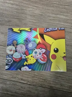 2000 Topps Pokemon TV Series 3 #P03 Puzzle (P03 of 6) RAINBOW FOIL - Image 2