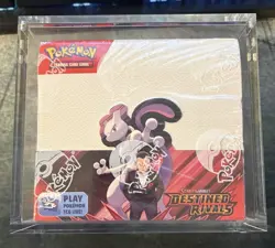 Pokemon Scarlet & Violet Destined Rivals Booster Box English with Acrylic Case - Image 1