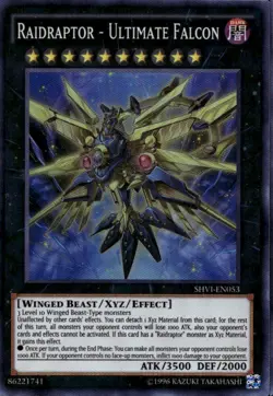 Raidraptor - Ultimate Falcon Unl Ed Super Rare SHVI-EN053 Yu-Gi-Oh! - Image 1