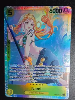 One Piece TCG EB03-053 Nami SR - English Heroines Edition LP Slight Bend - Image 1