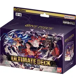 ONE PIECE Card Game Japanese Ver Set Of 2 Box ST-10 & ST12 Bundle - Image 3