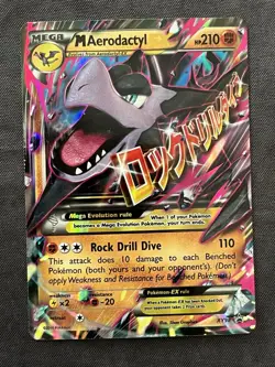 M Aerodactyl ex XY98 Promo 2016 Pokemon Card Holo - Image 1