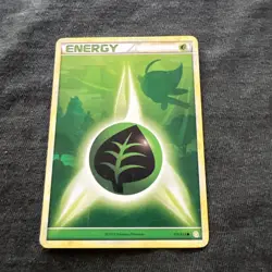 Grass Celebi Energy 115/123 - HGSS - Pokemon Card - LP RARE - Image 1