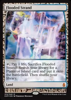 Slightly Played, English - 1 x MTG Flooded Strand - Foil MPS: Expeditions - Image 1