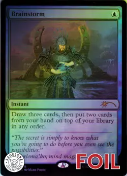 MTG Brainstorm (174) | NM Foil | Secret Lair Mark Poole {SLD} - Image 1