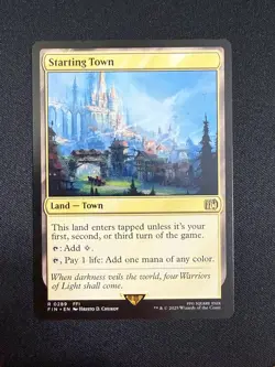Starting Town - Final Fantasy (Magic the Gathering) NM - Image 1