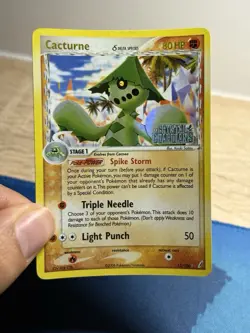Cacturne 15/100 Delta Species EX Crystal Guardians Reverse Holo Rare Pokemon MP - Image 3