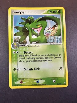 Grovyle 32/100 Ex Crystal Guardians Reverse Holo Stamped Pokemon Card HP - Image 1