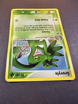Grovyle 32/100 Ex Crystal Guardians Reverse Holo Stamped Pokemon Card HP - Image 4