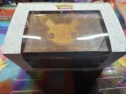 Pokemon TCG 25th Anniversary Celebrations Wooden Deck Box BRAND NEW - Image 1