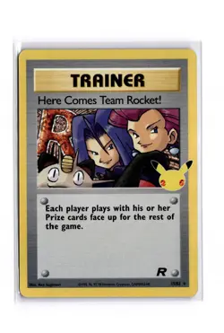 Here Comes Team Rocket! Holo Rare - Celebrations 15/82 - NM - Image 1