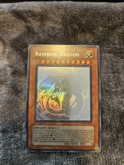 RAINBOW DRAGON 1st EDITION GHOST RARE HOLO TAEV-EN006 YuGiOh! TCG - Image 1