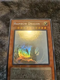 RAINBOW DRAGON 1st EDITION GHOST RARE HOLO TAEV-EN006 YuGiOh! TCG - Image 2