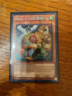 Yugioh! Droll & Lock Bird (Alternate Art) - RA02-EN006 - Secret Rare - 1st Editi - Image 1