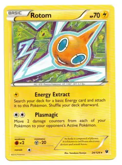 Pokemon Card: Rotom 24/124 XY Fates Collide Set Rare! NM - Image 1