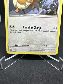 Pokemon TCG Eevee SM235 Sun & Moon Black Star Promos Cosmos Holo NM Card - Image 4