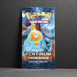 Pokemon Platinum Rising Rivals Empty Booster Pack Rotom Art No Cards Included - Image 1