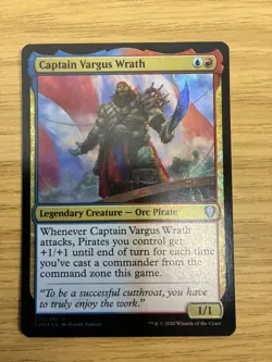 Captain Vargus Wrath Pirate typal Commander Edh Deck Mtg Magic The Gathering - Image 1