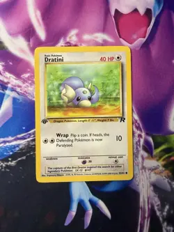 Dratini 53/82 1st Edition Team Rocket Pokemon WOTC Vintage - Image 3