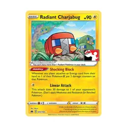 Pokemon Prize Pack Series One Radiant Charjabug (RR) #051/159 (Holo) NM - Image 1