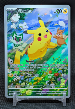 Pikachu SVP 088 Black Star Promo 88 Paldea Adventure Chest NM Pokemon - Image 1