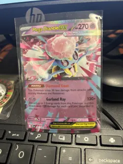 Pokemon TCG Mega Diance Ex 041/094 Mega Evolution Double Rare - Image 1