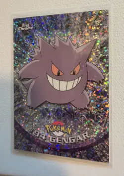 2000 Topps Chrome Pokemon Series 2 Gengar Sparkle #94 Ungraded - Image 1
