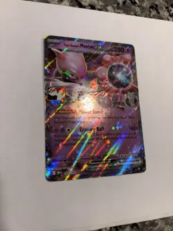 NM Team Rocket's Mewtwo EX 081/182 - Prize Pack Series 8 with Play! Pokemon Stam - Image 4