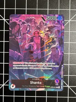One Piece 2nd Anniversary Set Shanks Leader 001 English Promo TCG - Image 1