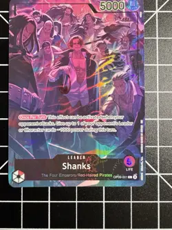 One Piece 2nd Anniversary Set Shanks Leader 001 English Promo TCG - Image 5