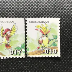 Pidgeotto Pidgeot Pidgey Pokemon Stamp Card Japan Pocket monster NINTENDO F/S - Image 4